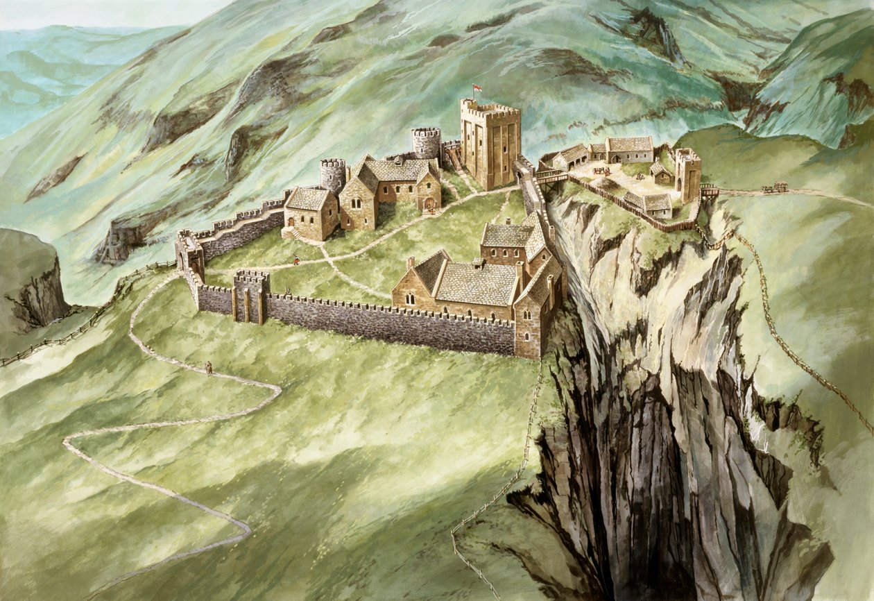 Peveril Kalesi, 14. yüzyıl, 1990-2010 by Peter Urmston