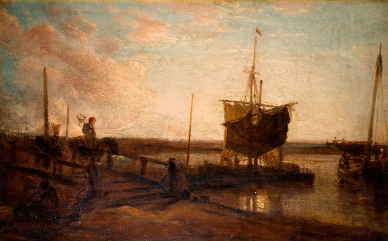 Tekneli İskele, 1800-50. by Peter de Wint