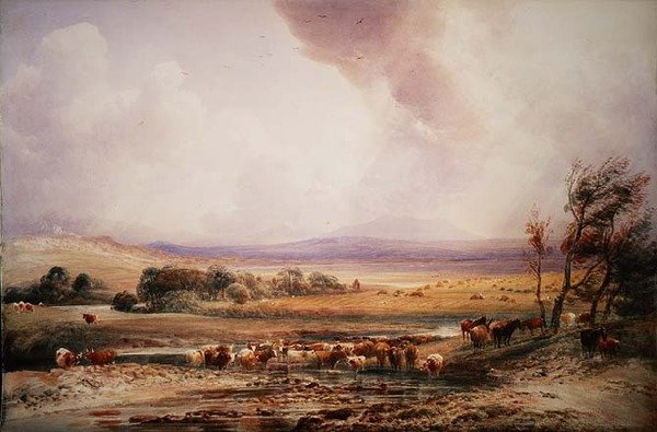 Lowther Nehri üzerinde by Peter de Wint