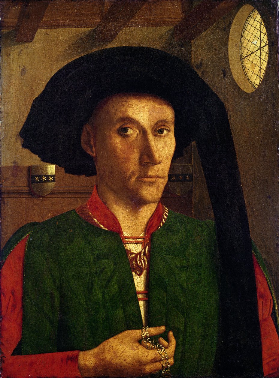 Edward Grimston (ahşap üzerine yağlı boya) by Petrus Christus