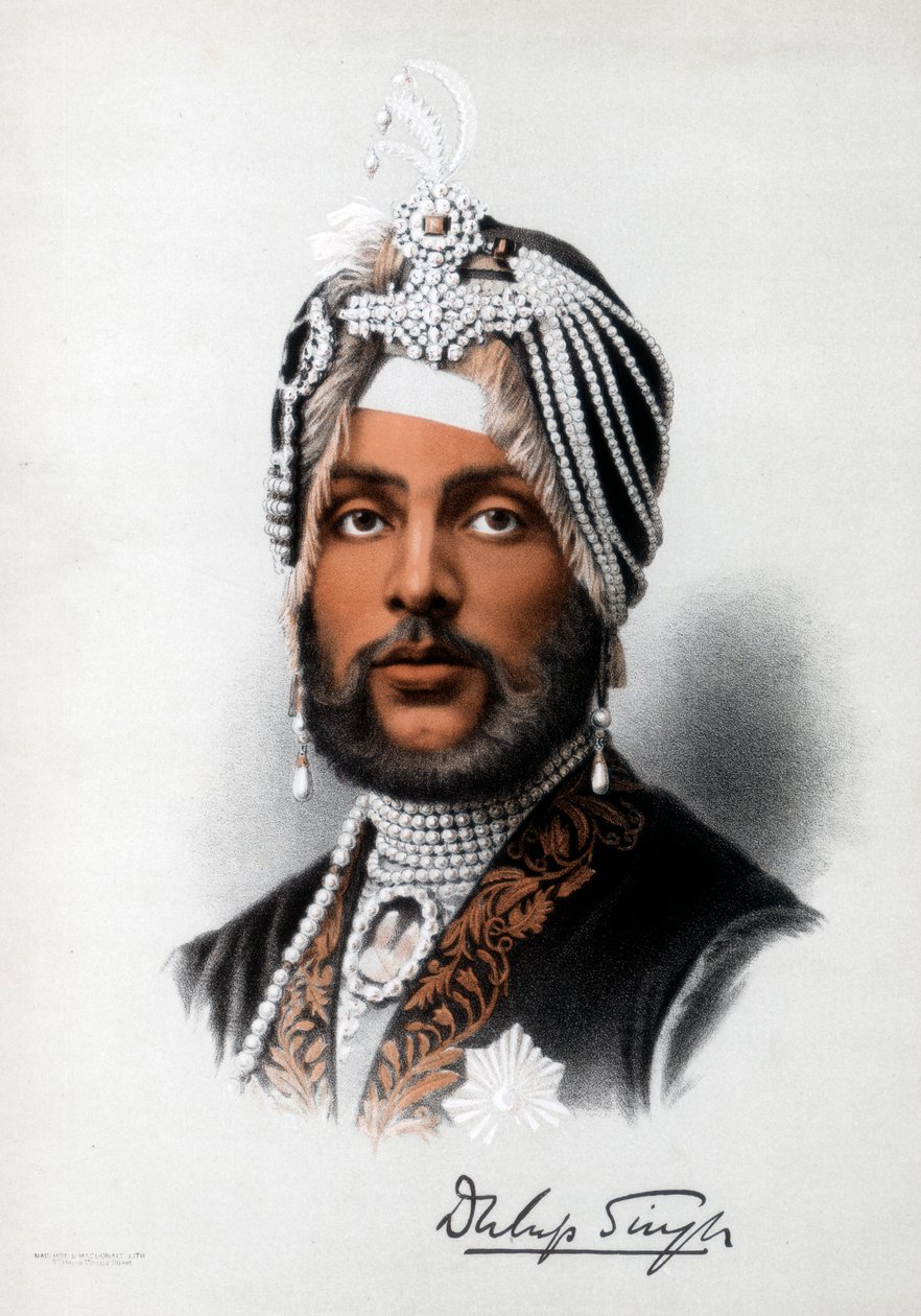 Duleep Singh, Sih hükümdarı, c1890. by Petter and Galpin Cassell