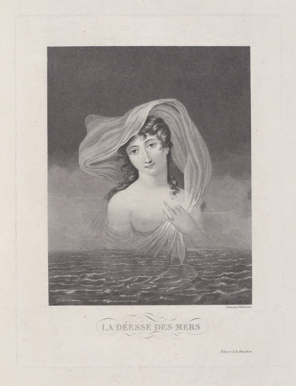 Denizlerin Tanrıçası, 1775-1832. by Philibert Louis Debucourt