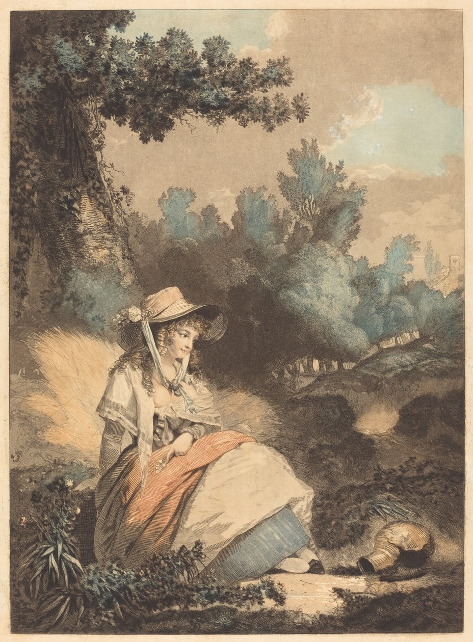 Zavallı Annette by Philibert Louis Debucourt