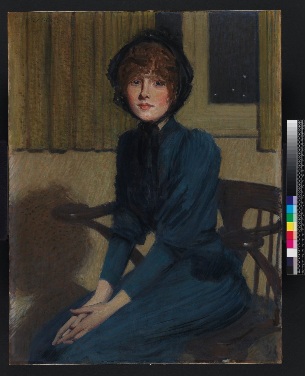 Mavi Elbise, 1892 by Philip Wilson Steer