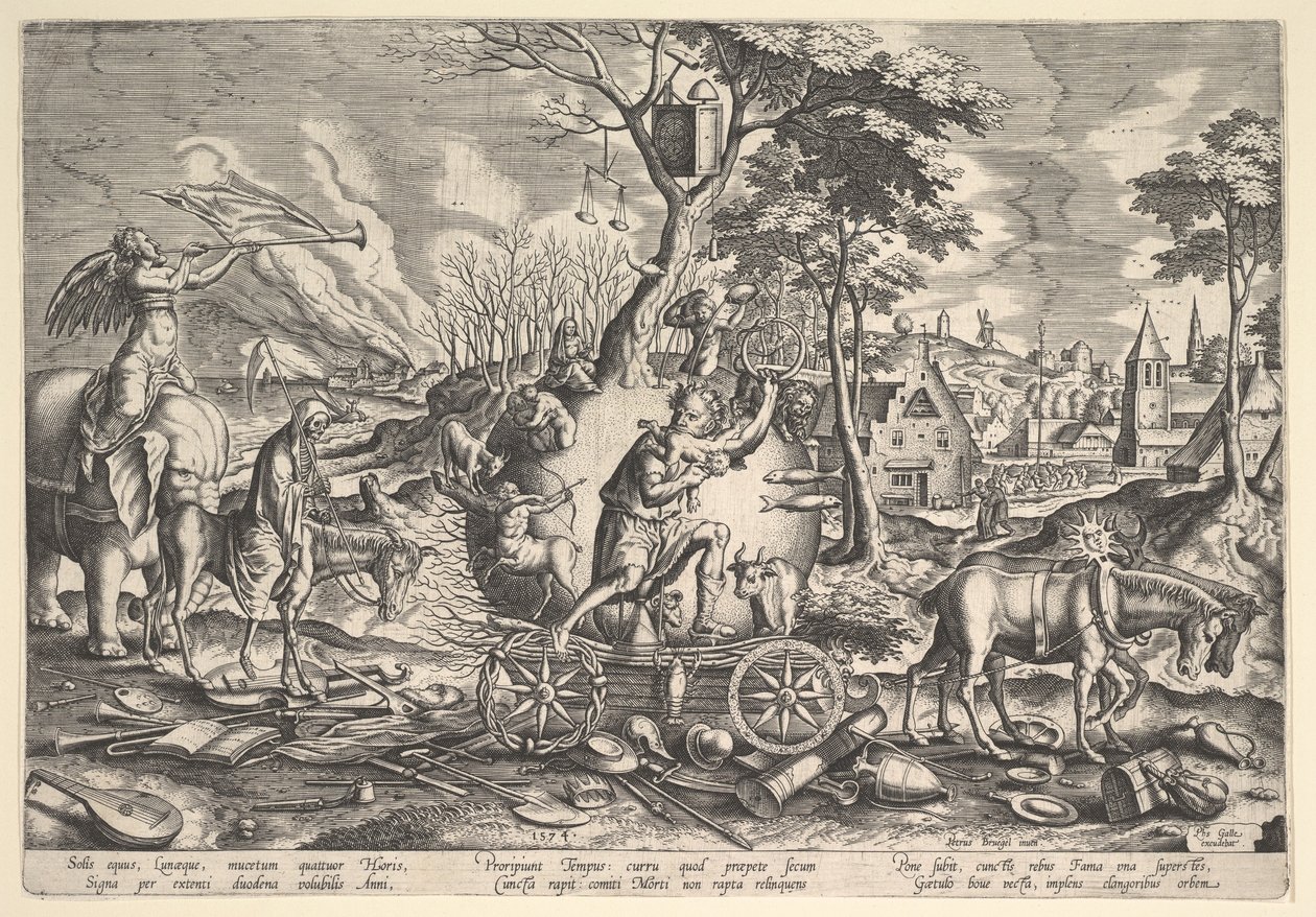 Zamanın Zaferi, 1574. by Philip Galle