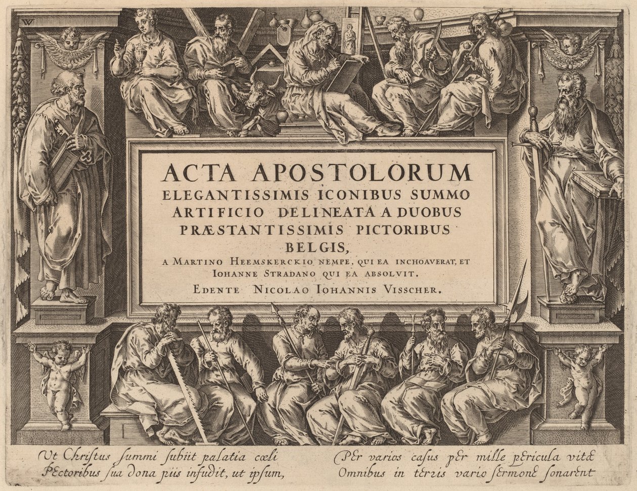 Baş sayfa by Philip Galle after Maerten van Heemskerck after Jan van der Straet