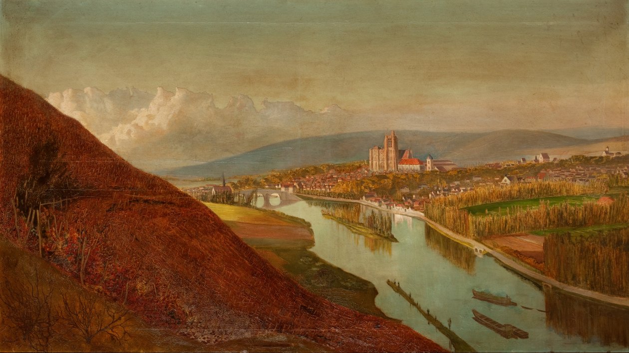 Bağlardan Sens, 1863 by Philip Gilbert Hamerton