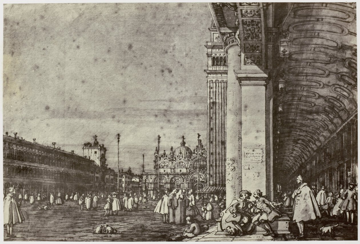 Canaletto, Piazza di San Marco by Philip Henry Delamotte