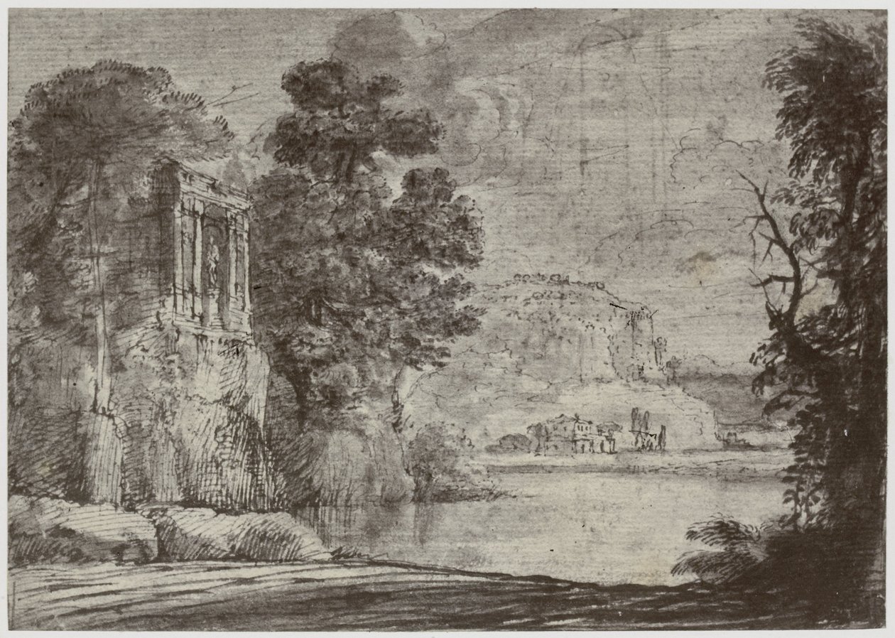 Claude [Lorrain], Akşam by Philip Henry Delamotte