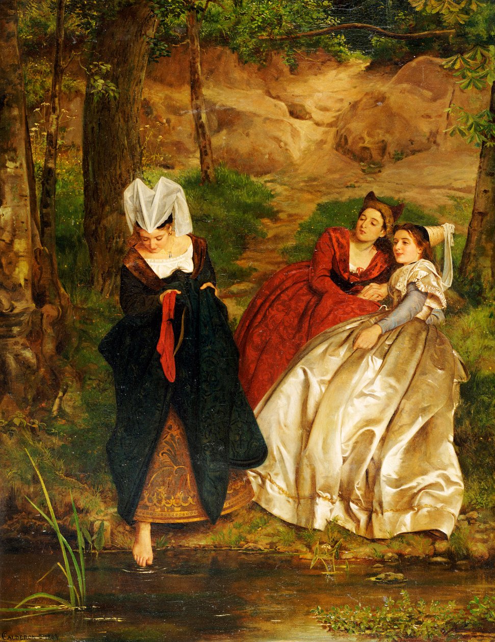 Nehirde, 1864 by Philip Hermogenes Calderon
