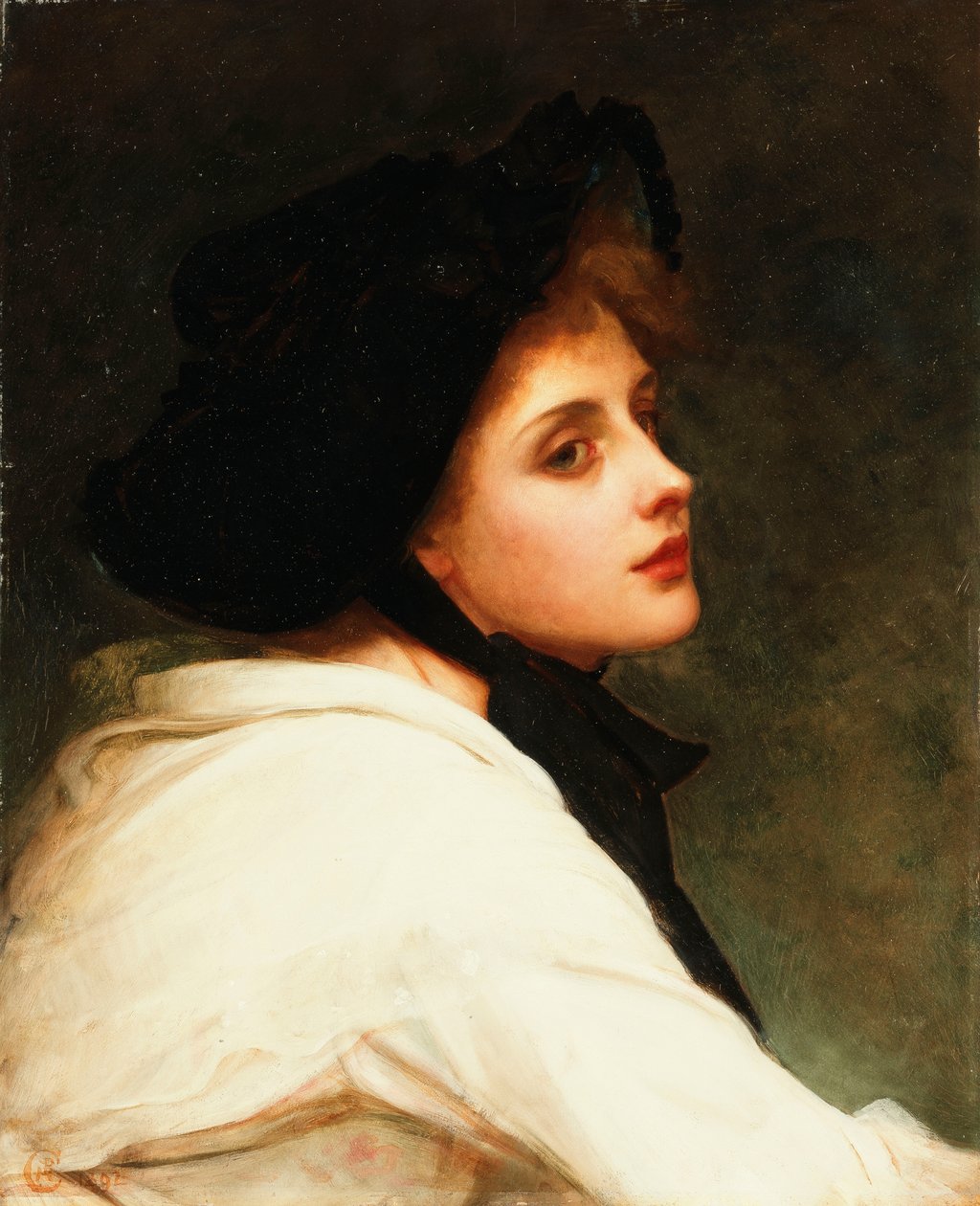 Kara Şapka, 1892 by Philip Hermogenes Calderon