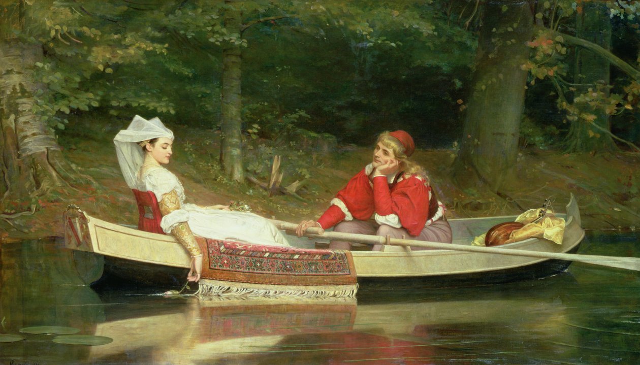 Nehir ile, 1869 by Philip Hermogenes Calderon