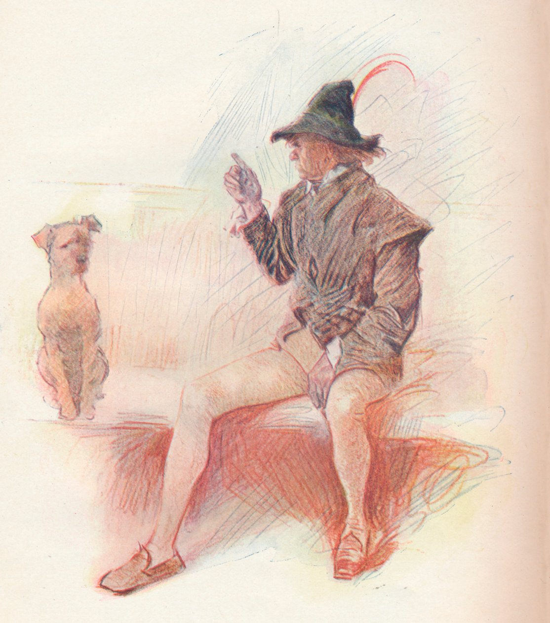 Launce ve Köpeği, 1903, 1903 by Philip William May