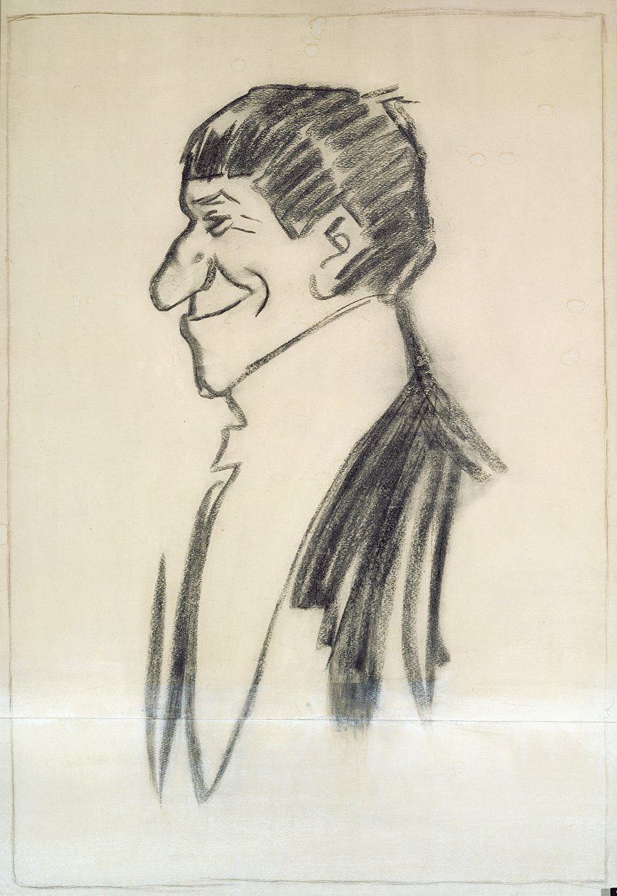 Otoportre (kağıt üzerinde karakalem) by Philip William May