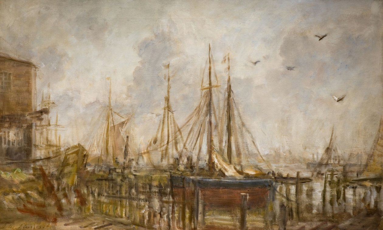 Bir Tersane, Shoreham, Sussex, 1926. by Philip Wilson Steer