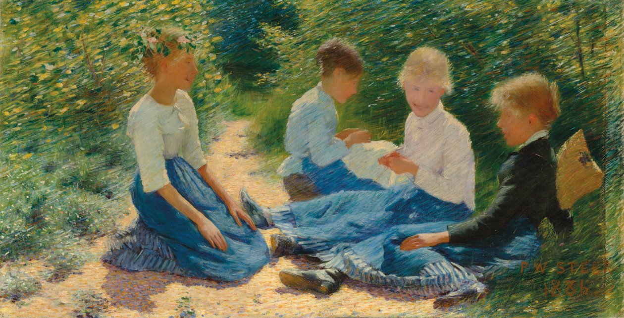 Sohbet kutuları, 1886 by Philip Wilson Steer