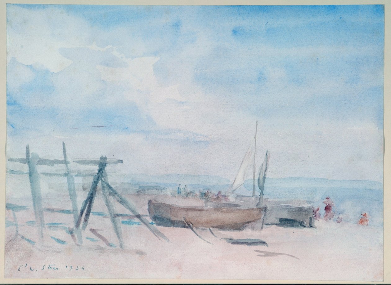 Alçak Gelgit, Walmer Plajı by Philip Wilson Steer