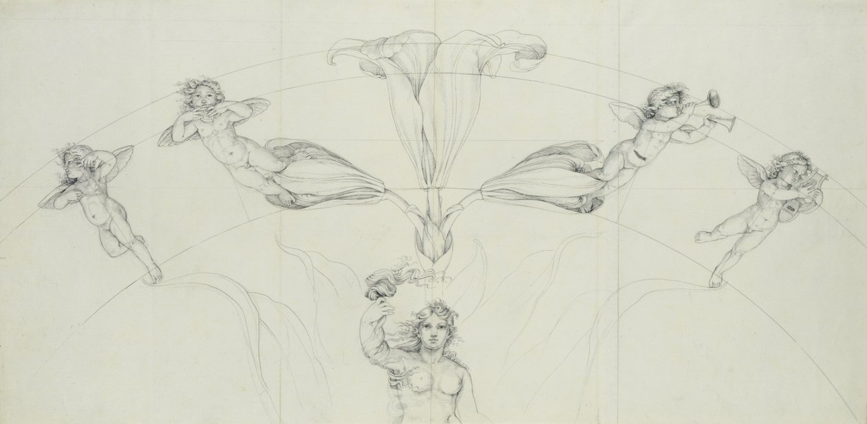 Aurora ve Müzik, 1809 by Philipp Otto Runge