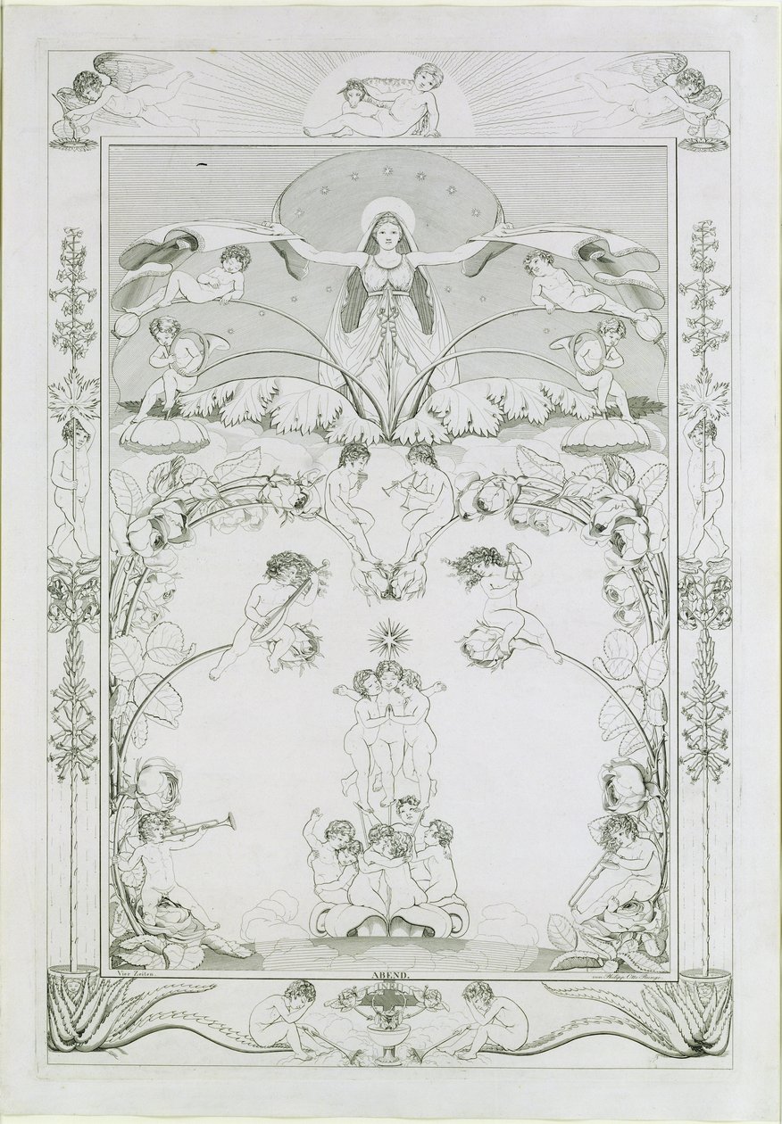 akşam, 1805 by Philipp Otto Runge