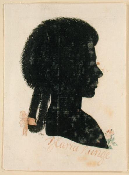 Maria Elisabeth Runge (d.1763), 1789 (Kağıt üzerine Hint mürekkebi) by Philipp Otto Runge