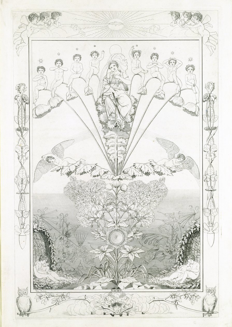 gece, 1805 by Philipp Otto Runge