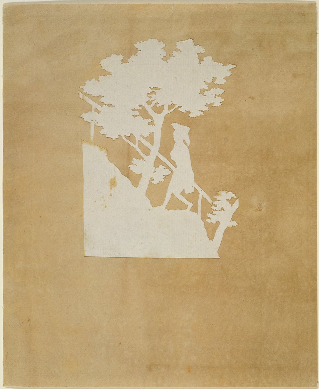 Orman Manzarası (kağıt üzerinde kolaj) by Philipp Otto Runge
