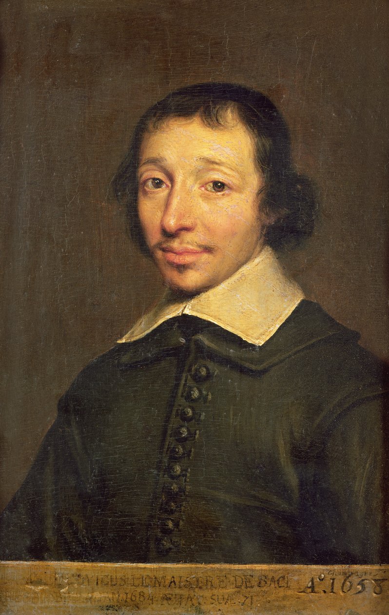 Portrait of Isaac-Louis Lemaistre de Sacy (1613-84) 1658  by Philippe de Champaigne