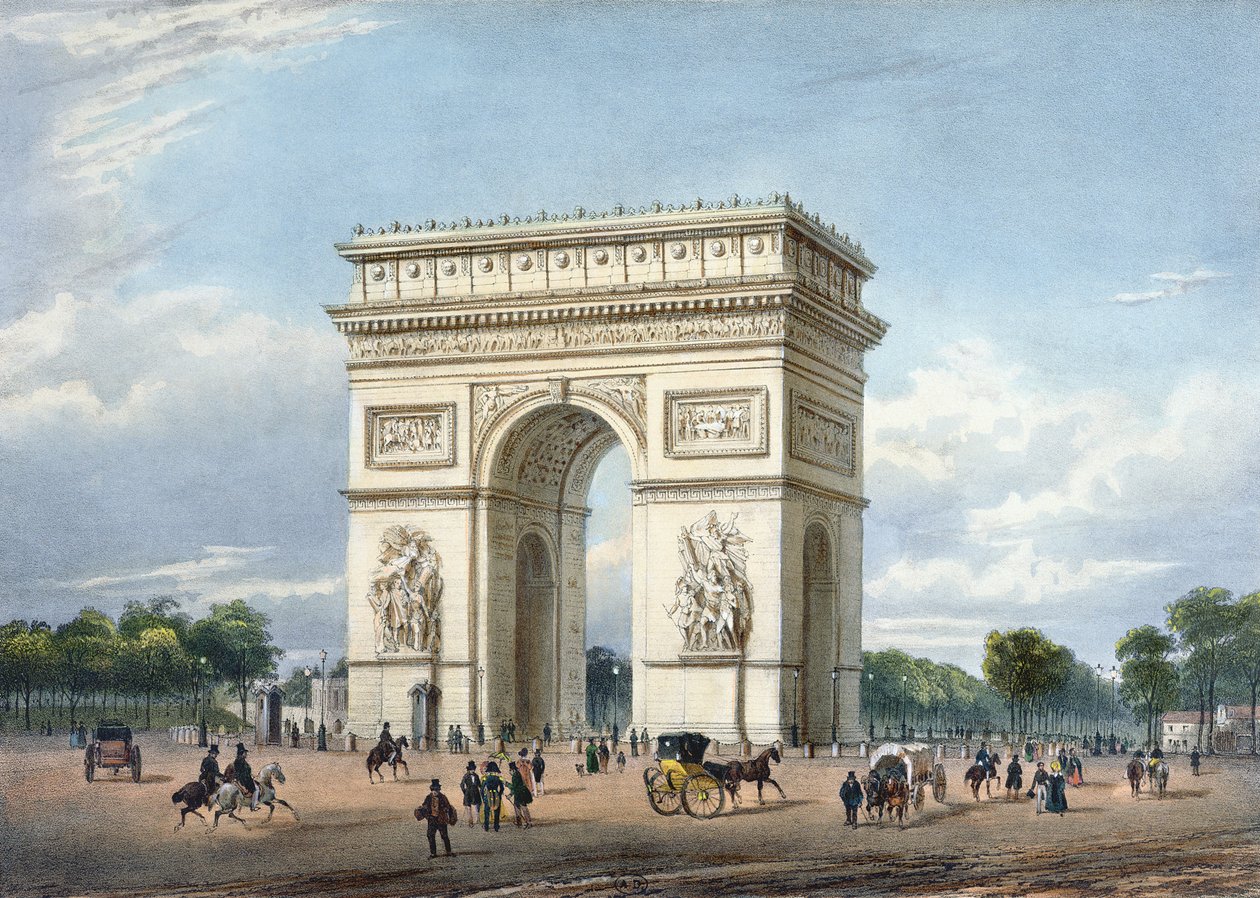 Arc de Triomphe ve Place de l
