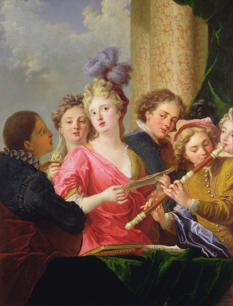 Müzik Partisi by Philippe Mercier