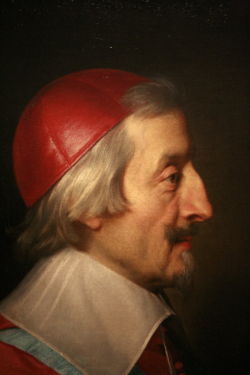 Kardinal de Richelieu (detay) by Philippe de Champaigne