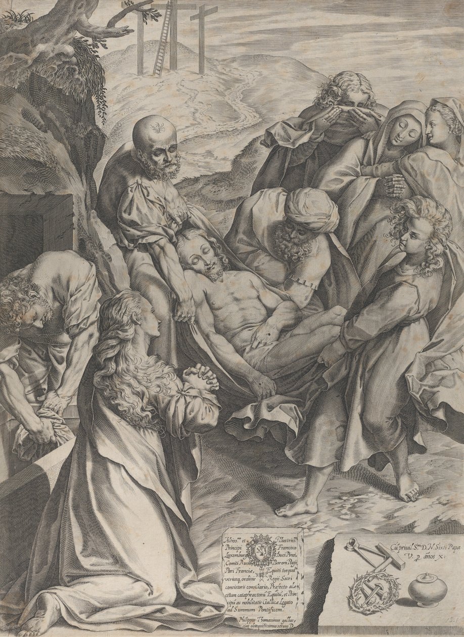 Mezar, 1589. by Philippe Thomassin