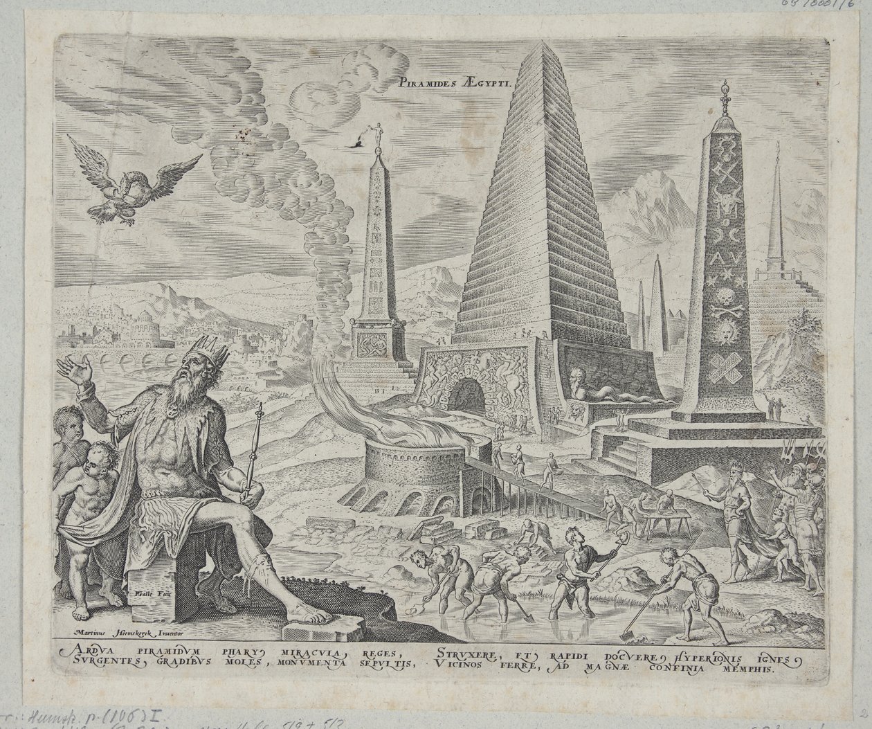 Mısır piramitleri by Philips Galle