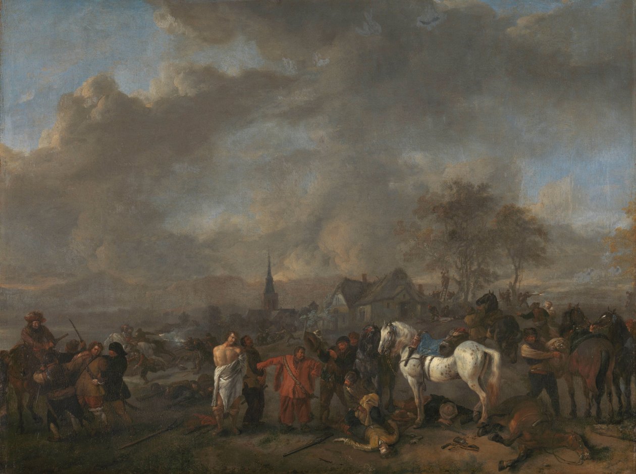 Köylülerin Zaferi by Philips Wouwerman