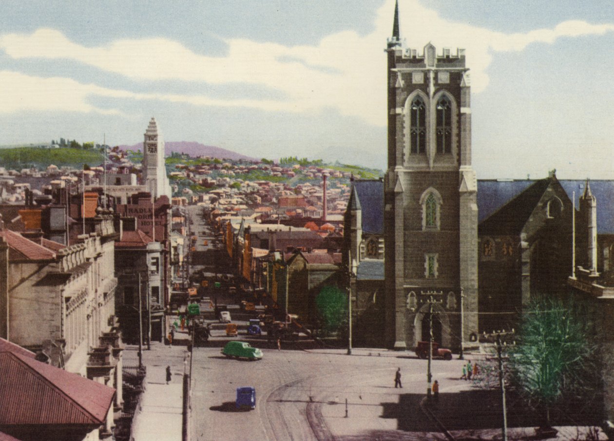 Tazmanya: Murray Street, Hobart (renkli fotoğraf) by Photographer Australian