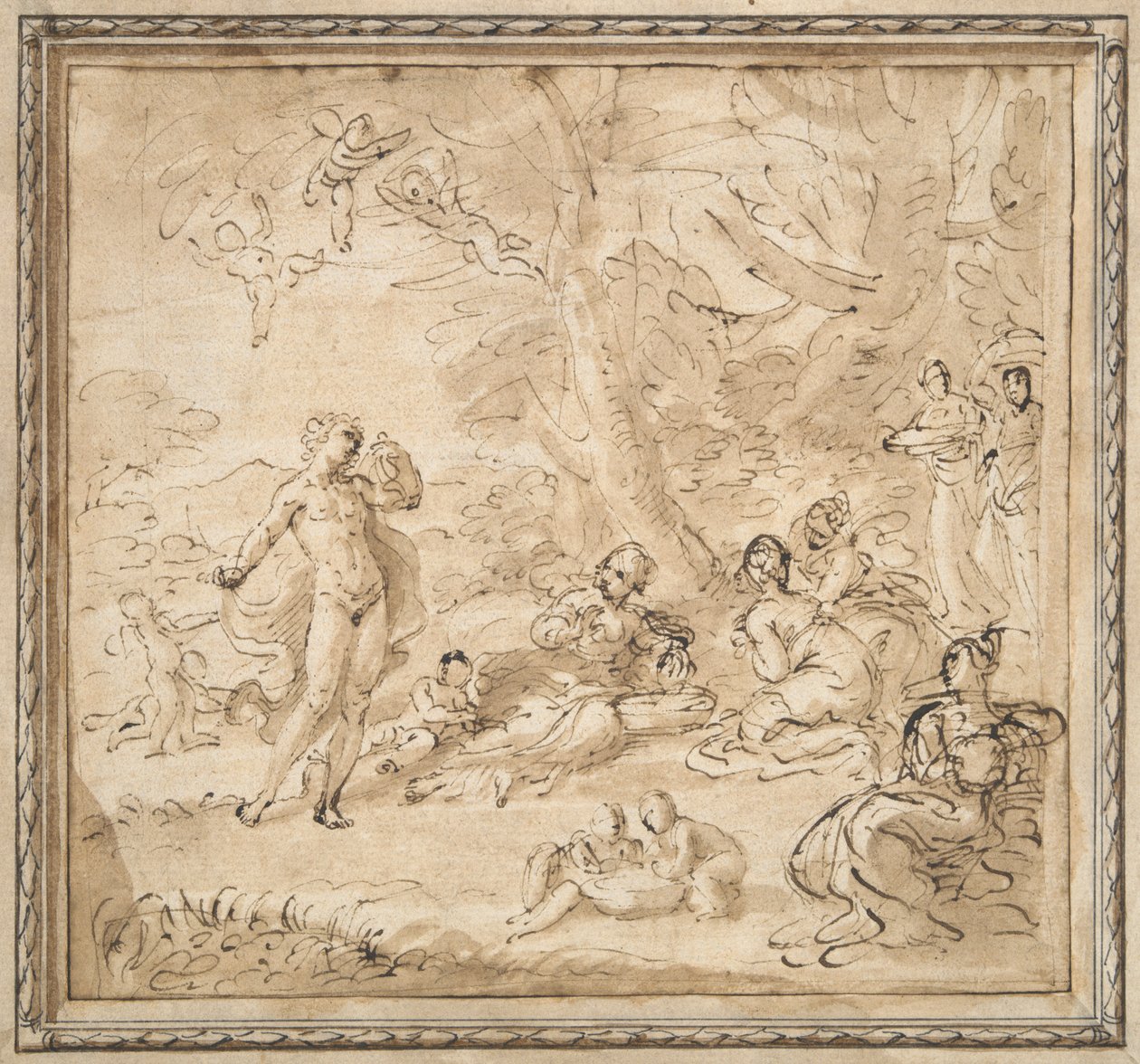 Apollon ve Defne by Pier Francesco Mola