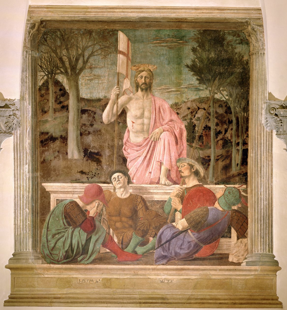 Diriliş, c.1463 (ayrıca bkz. 109787, 205585, 205586) by Piero della Francesca