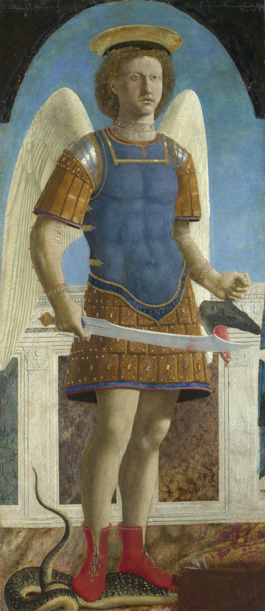 Başmelek Aziz Mikail, 1469 by Piero della Francesca