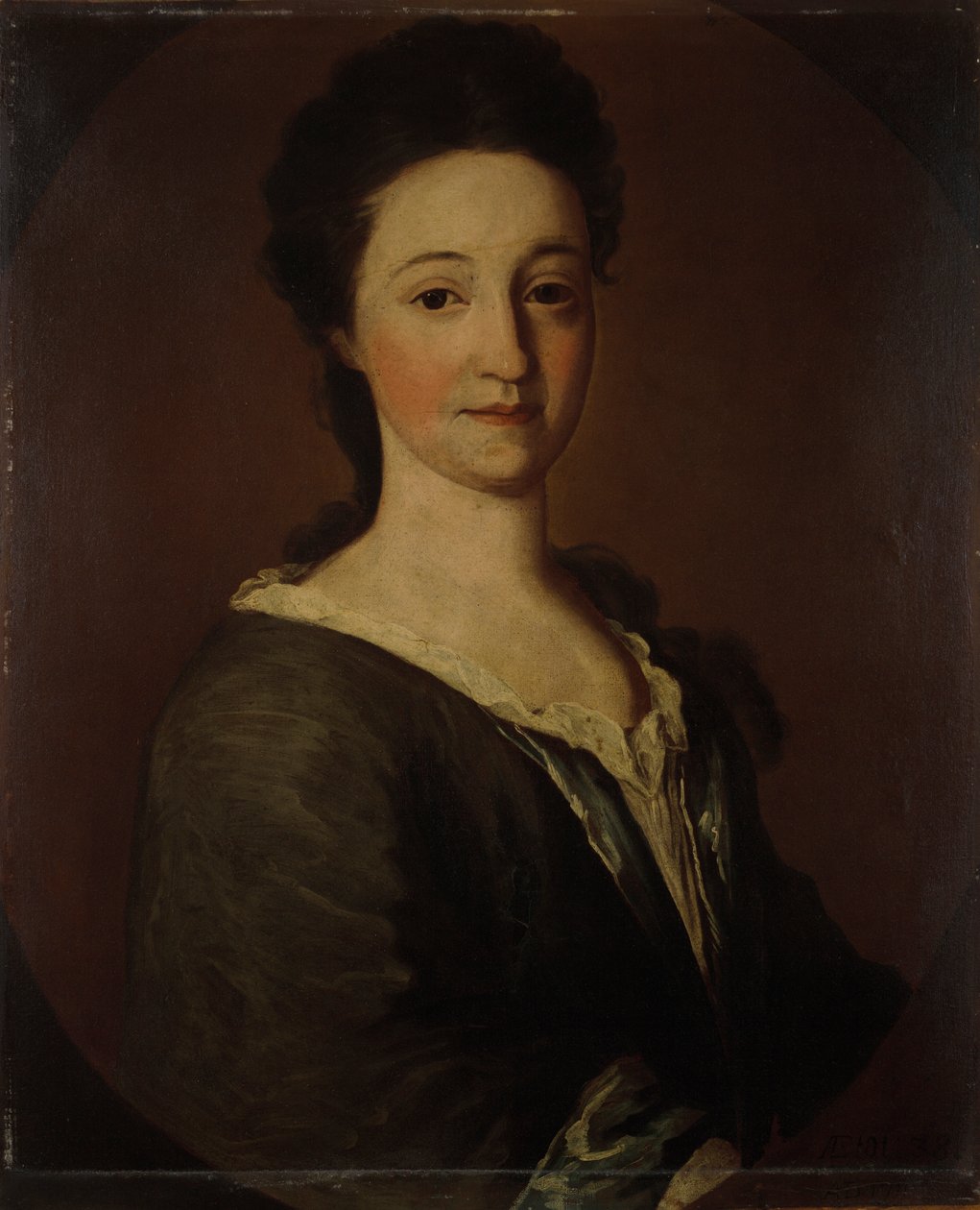 Mary Fahişe Pierpont (1673) by Pierpont Limner