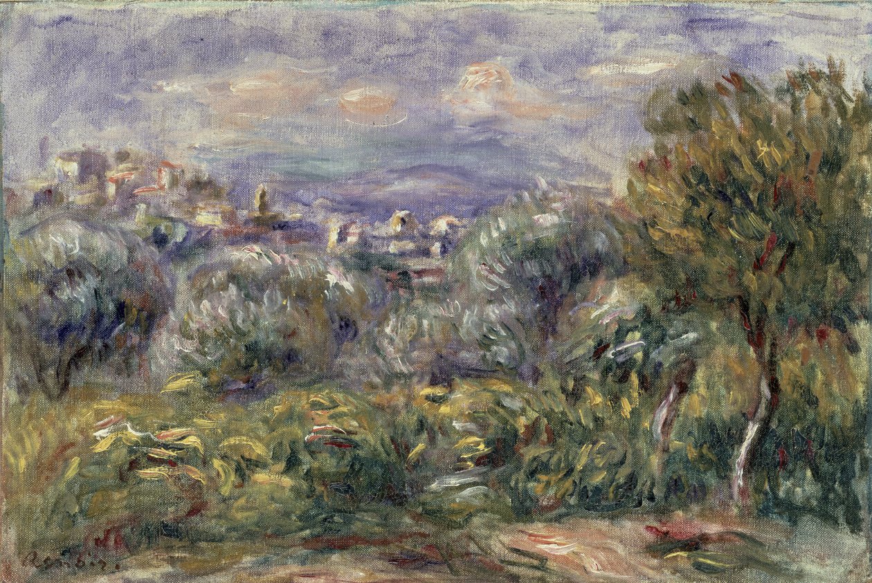 Antibes, 1917 by Pierre Auguste Renoir