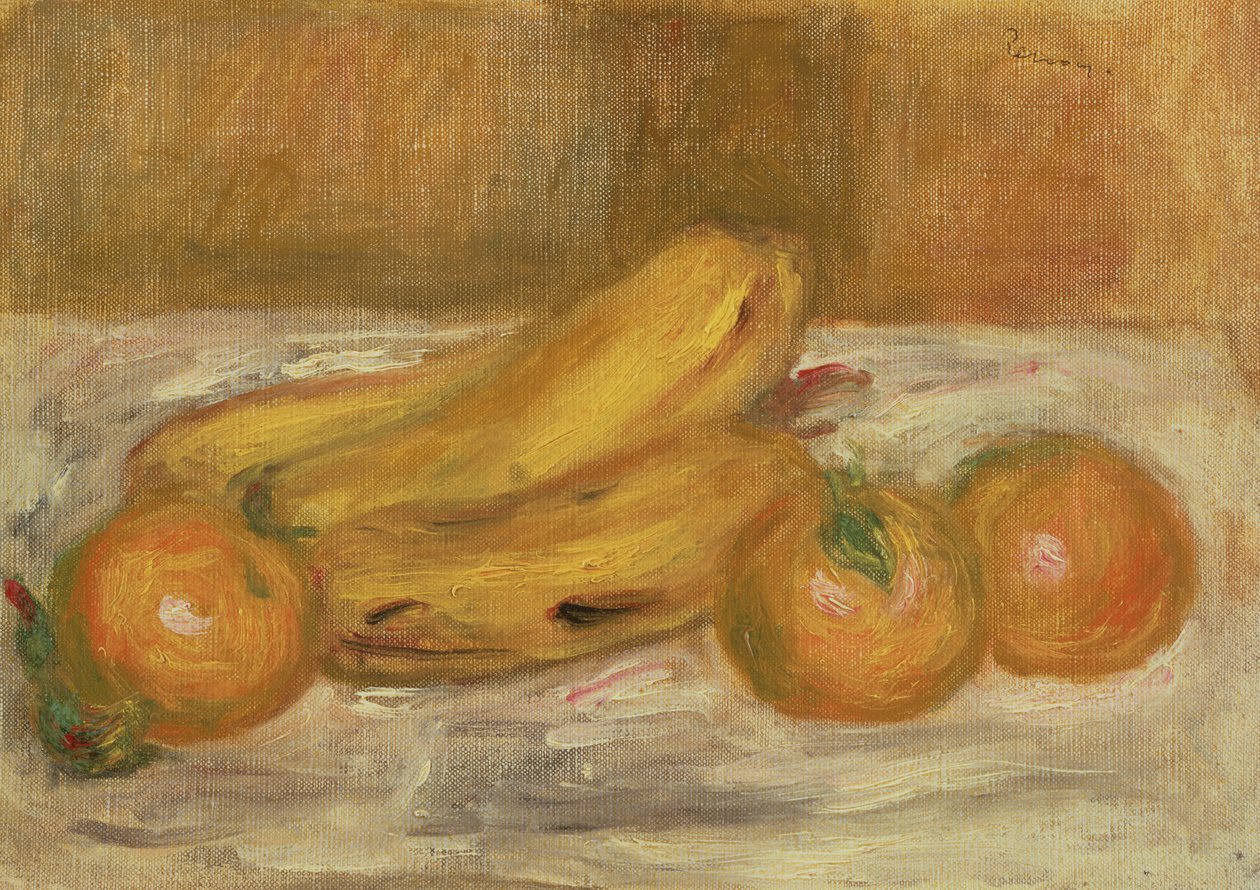 Muz ve Portakal, c.1913 by Pierre Auguste Renoir