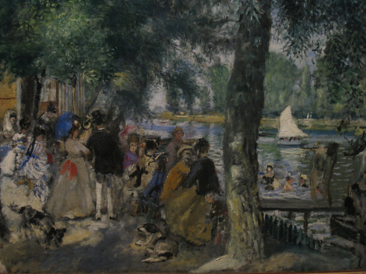 Seine Nehrinde Yıkanmak by Pierre Auguste Renoir