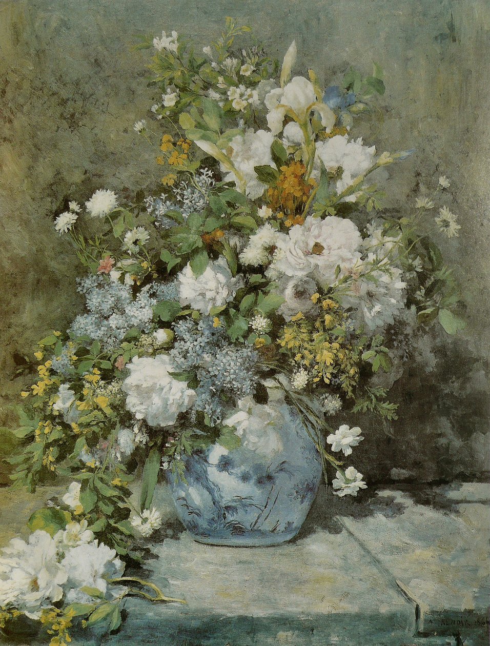 Bahar buketi by Pierre Auguste Renoir
