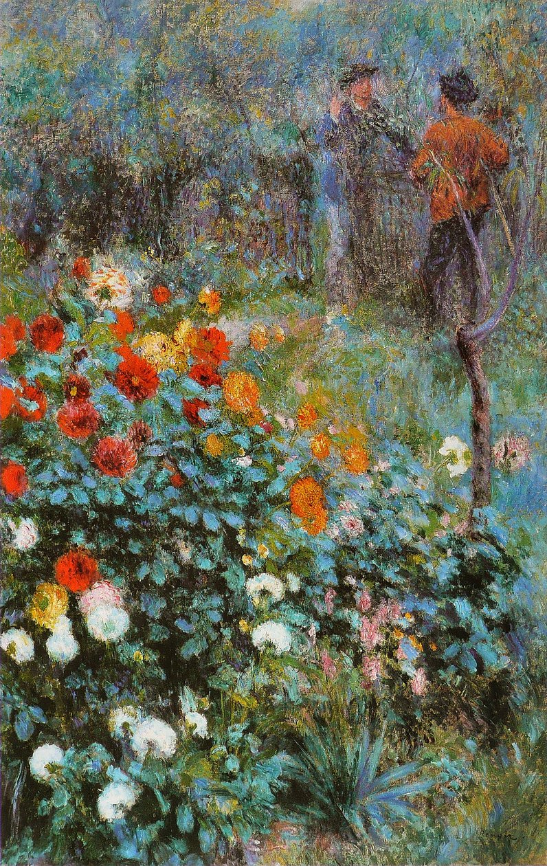 Rue Cortot bahçesi by Pierre Auguste Renoir