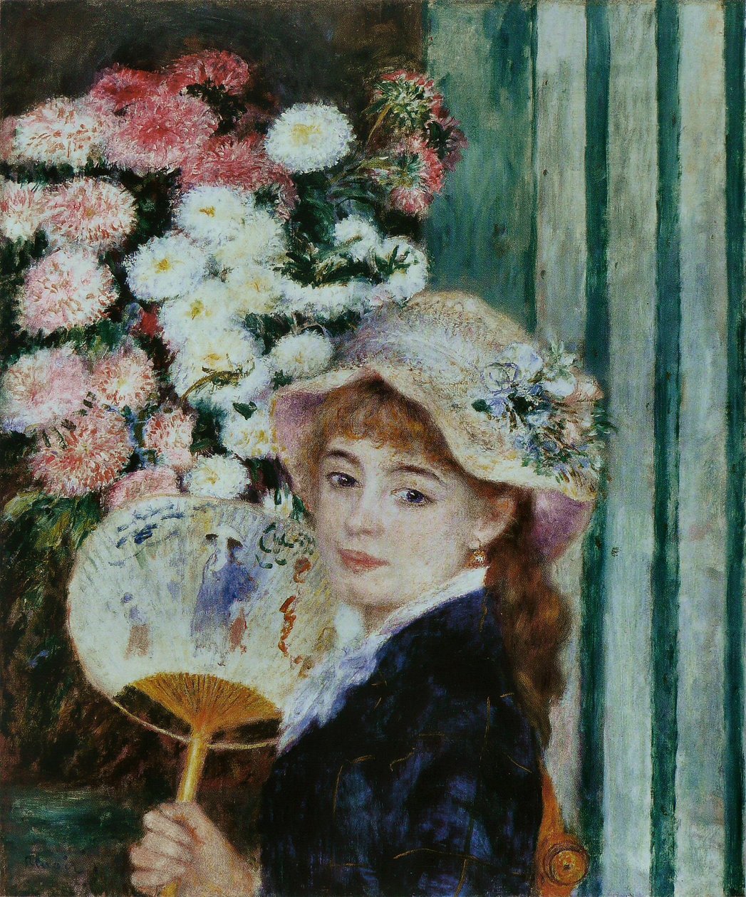 Hayranı olan genç kız by Pierre Auguste Renoir