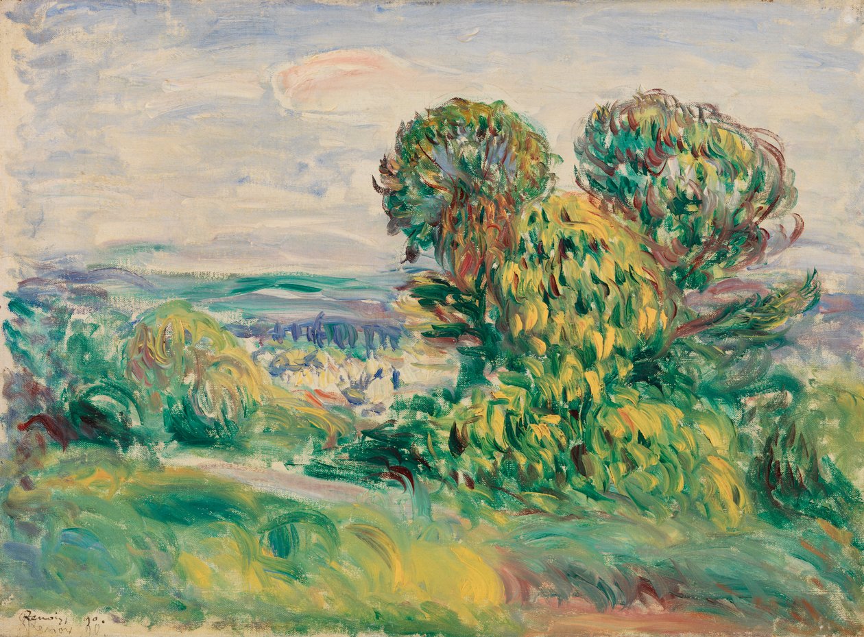 Manzara by Pierre Auguste Renoir