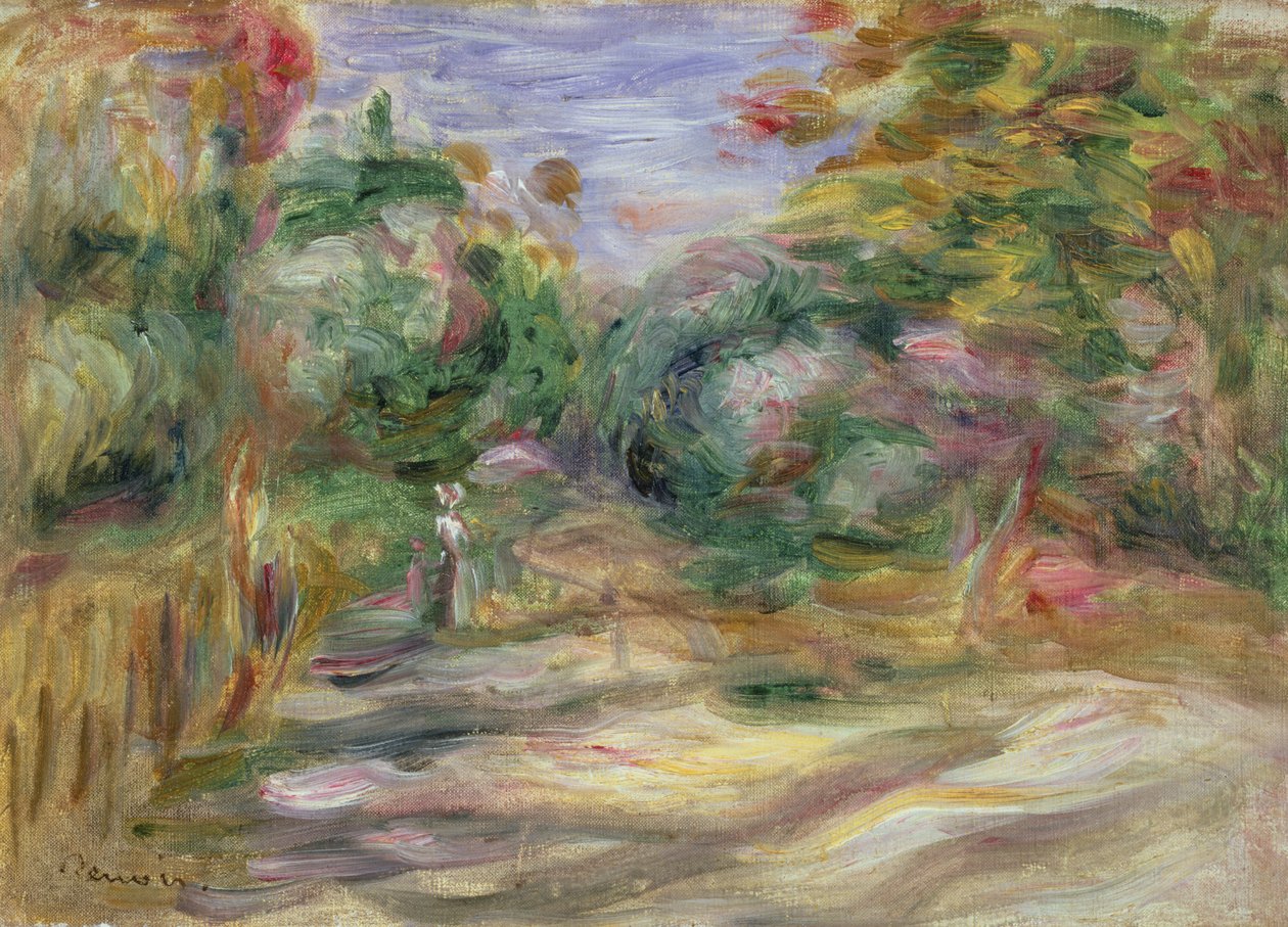 Manzara - Şerit by Pierre Auguste Renoir