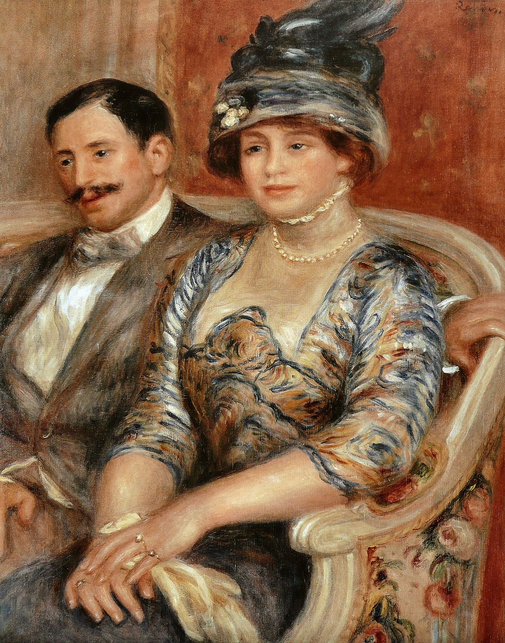 Bay ve Bayan Bernheim de Villers by Pierre Auguste Renoir