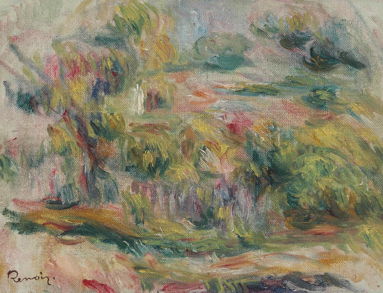 Kırsal bölge by Pierre Auguste Renoir