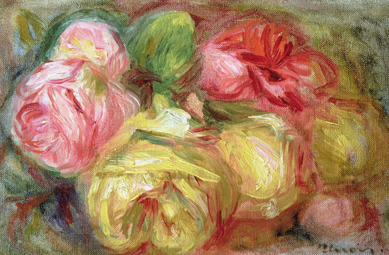 Roses by Pierre Auguste Renoir