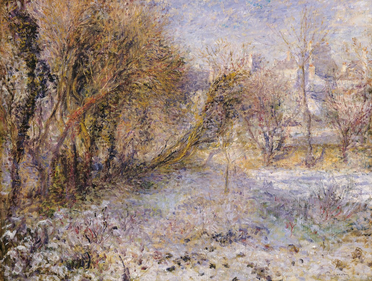 Karlı Manzara by Pierre Auguste Renoir